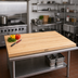 Thumbnail image #2 for John Boos Boos Block KCT4842-O Northern Hard Rock Maple Kitchen Countertop, 48 x 42 x 1-1/2 Inch, Edge Grain, Penetrating Oil Finish