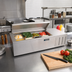 Thumbnail image #2 for Delfield 46-Inch Countertop Refrigerated Prep Rail, Raised Condiment Rail, 4 1/3-Size Pan Capacity