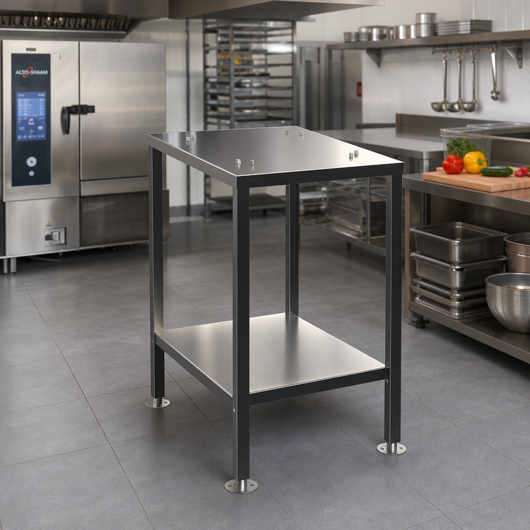 Product image #1 for Alto-Shaam CTX Stainless Steel Equipment Stand with Seismic Feet and Lower Shelf