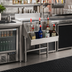 Thumbnail image #2 for Advance Tabco Underbar Basics Add-On Speed Rail, Single-Tier, 36 Inch Wide, Hang-On, Stainless Steel, 9-10 Bottle Capacity