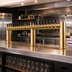 Thumbnail image #2 for Metropolis M 24-Faucet Countertop Glycol-Cooled Draft Beer Tower, PVD Brass Finish