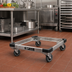 Thumbnail image #2 for Metro 24 x 18 Inch Stainless Steel Truck Dolly Frame with Corner Bumpers