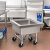 Thumbnail image #2 for Advance Tabco Special Value Series Portable Stainless Steel Utensil Cleaner and Soak Sink with Casters
