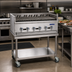 Thumbnail image #2 for Pro Series 48-Inch Gas Countertop Radiant Charbroiler with 8 Stainless Steel Burners