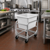 Thumbnail image #3 for Channel Manufacturing 6-Bushel Aluminum Frame Bulk Poly Cart with 5-Inch Swivel Casters