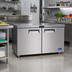 Thumbnail image #2 for Atosa 60.2-Inch Wide Two-Section Undercounter Freezer, 17.2 Cu. Ft., Stainless Steel