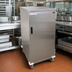 Thumbnail image #2 for Economy Stainless Steel Enclosed Single-Door Patient Tray Cart, 16-Tray Capacity