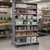 Thumbnail image #2 for Quantum Sloped Double-Sided Pick Rack with 16 Shelves, 800 lb Capacity