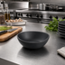 Thumbnail image #3 for Ridge 8 oz Freeform Bouillon Bowl, 4-1/2 Inch, Melamine, Slate
