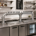 Thumbnail image #2 for Glastender 16-Faucet Glycol-Cooled 3-Column Pipe Bridge Draft Dispensing Tower, Countertop, Stainless Steel