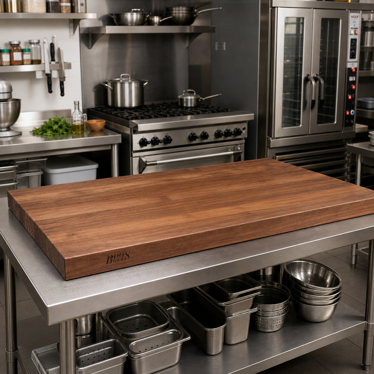 Product image #2 for Boos Block American Black Walnut Edge Grain Kitchen Countertop, 72 x 30 x 1-1/2 Inch, Penetrating Oil Finish