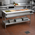 Thumbnail image #2 for Eagle Group 79-Inch Liquid Propane Water Bath Hot Food Table, Open Well, Open Base, 5 Pan