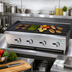 Thumbnail image #2 for Hurakan by Equip.me 48-Inch Gas Countertop Charbroiler with 4 Burners