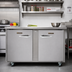 Thumbnail image #2 for Traulsen Dealer's Choice 48-Inch Two-Section Compact Undercounter Freezer with Solid Doors, Left/Left Hinging, Stainless Steel Back