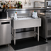 Thumbnail image #2 for Advance Tabco Special Value Series 30-Inch Wide Stainless Steel Cocktail Unit with 12-Inch Deep Ice Bin and Bottle Racks