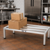 Thumbnail image #2 for Channel Manufacturing Heavy-Duty 4-Inch Wide E-Channel Aluminum Dunnage Rack, 54 x 24 x 12 Inches