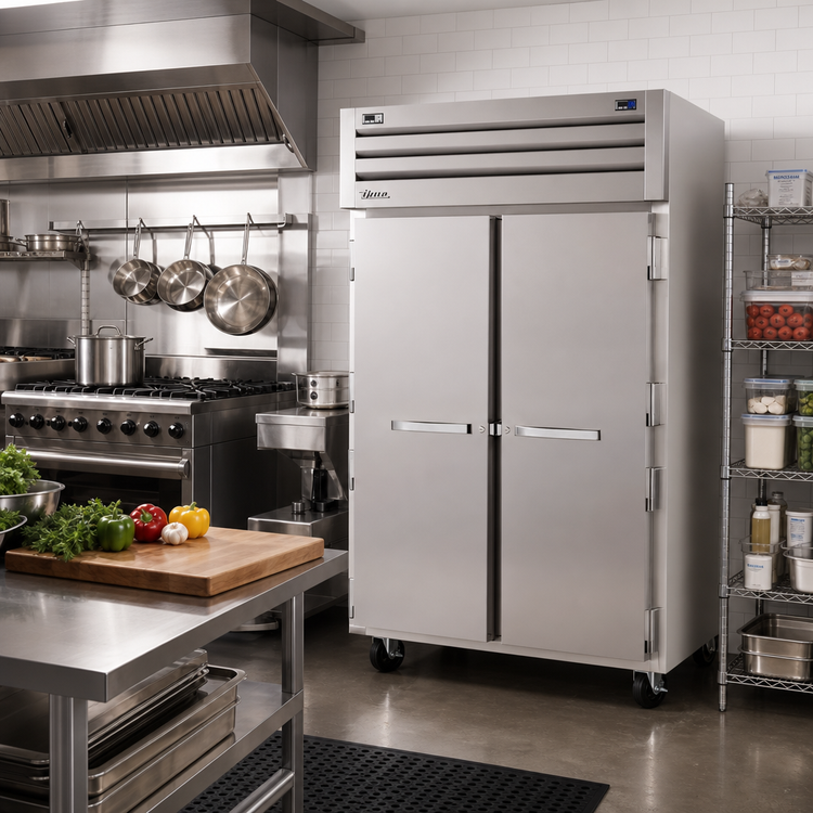 Product image #2 for True Spec Series Two-Section Reach-In Refrigerator/Freezer with Dual-Temperature Storage