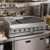 Thumbnail image #2 for Bakers Pride Dante Series L-60RS-R 60-Inch Countertop Gas Radiant Charbroiler with Round Rod Top Grate