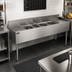 Thumbnail image #3 for Perlick TS Series 72-Inch Four-Compartment Underbar Multi-Tank Sink Unit with 6-Inch Backsplash and Dual Drainboards