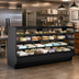 Thumbnail image #2 for Fusion 148-1/2-Inch Wide Refrigerated Service Case, Remote DX, Clear Rear Sliding Doors