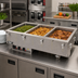 Thumbnail image #2 for Vollrath Three-Well Electric Hot Food Well Drop-In with Marine-Grade Insulated Wells, Thermostatic Controls, and Manifold Drain
