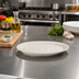 Thumbnail image #3 for Sierrus Oval Melamine Platter with Elevated Foot, 9-1/2 x 7-1/4 Inch, Bone