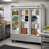 Thumbnail image #2 for True 3-Section Reach-In Glass Door Freezer with Triple-Pane Doors, -10°F, Self-Contained Bottom-Mount Refrigeration