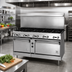 Thumbnail image #2 for Jade Range Bistro JBR-12 72-Inch 12-Burner Gas Restaurant Range with Cabinet Base