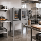 Thumbnail image #2 for Blodgett (Middleby) Zephaire Series ZEPH-200-G-ES SGL Single-Deck Bakery-Depth Gas Convection Oven, 5-Pan, Solid-State Controls