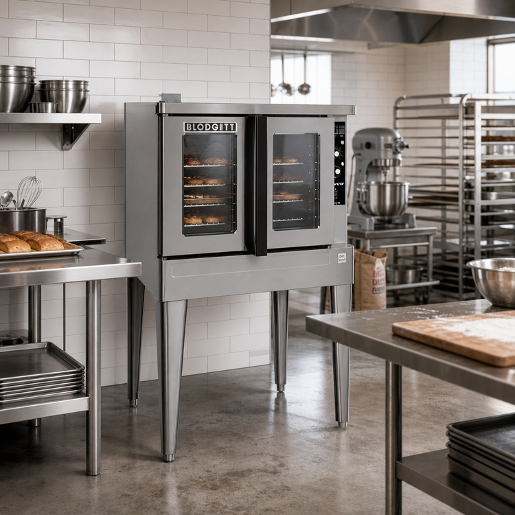 Product image #2 for Blodgett Zephaire Series Single-Deck Bakery-Depth Gas Convection Oven, 5-Pan Capacity