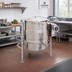 Thumbnail image #2 for Crown ELT-60 60 Gallon Electric Tilting Steam Kettle with Tri-Leg Base