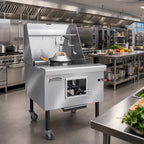 Thumbnail image #2 for Imperial (Middleby) ICRA-2 60-Inch Gas Wok Range, 2 Burners, Water-Cooled Top, Built-In Drain, Chinese Swing Faucet