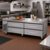 Thumbnail image #2 for Turbo Air PRO Series Two-Section Refrigerated Chef Base with Flat Top and 4 Drawers, 84-1/8 Inch