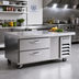 Thumbnail image #3 for Beverage-Air 60-Inch Two-Drawer Chef Base Refrigerator with Extended Top