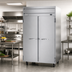 Thumbnail image #2 for Beverage Air Horizon Series 45.2 Cu. Ft. Two-Section Reach-In Freezer with Top-Mounted Self-Contained Refrigeration and 2 Solid Hinged Doors