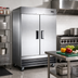 Thumbnail image #2 for 54-Inch Two-Door Reach-In Refrigerator, Self-Contained, Stainless Steel