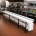Thumbnail image #2 for Dinex DXIESR12 12 ft. PVC Roller Tray Make-Up Conveyor