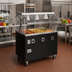 Thumbnail image #2 for Vollrath 2-Series Affordable Portable™ Deluxe 4-Well Mobile Hot Food Station with Lighted Breath Guard