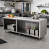 Thumbnail image #2 for Advance Tabco Special Value Series 120-Inch x 30-Inch Flat Top Open Base Work Table