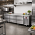 Thumbnail image #2 for Southbend Platinum 96-Inch Self-Contained Low-Height Freezer Base with 6 Drawers