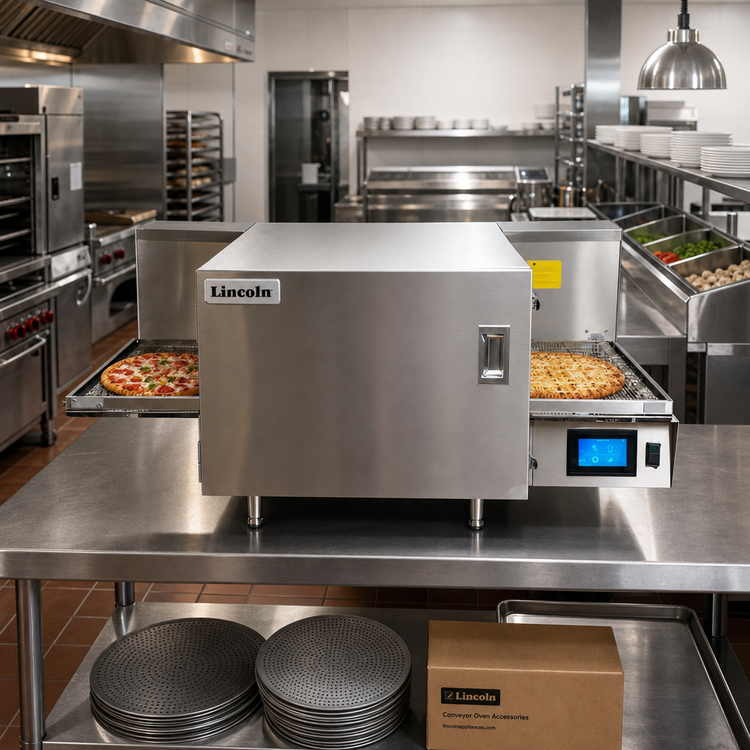 Product image #2 for Lincoln Aperion 24 Series Ventless Electric Impinger Conveyor Oven with 16-Inch x 48-Inch Conveyor