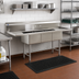 Thumbnail image #2 for Eagle Group BlendPort BPFC Series 2-Compartment Sink, Left Drainboard, 24 x 24 Bowls, 16-Gauge 304 Stainless Steel
