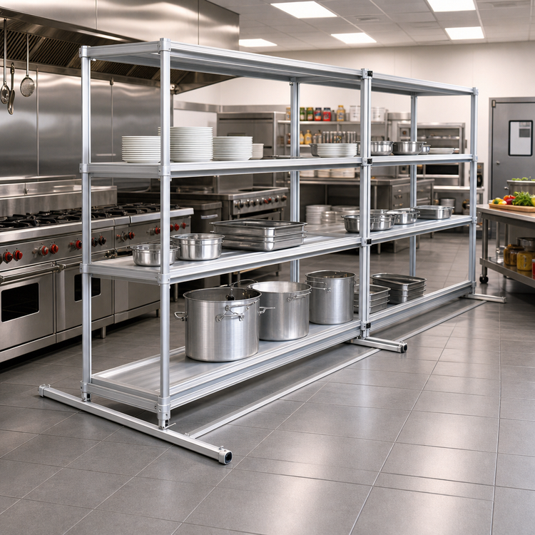 Product image #2 for Eagle Group Floor-Trak Double-Deep 7 Ft. Aluminum Floor Track Kit