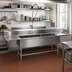 Thumbnail image #2 for John Boos Pro-Bowl 3-Compartment Sink with Dual 30-Inch Drainboards, 123-1/4