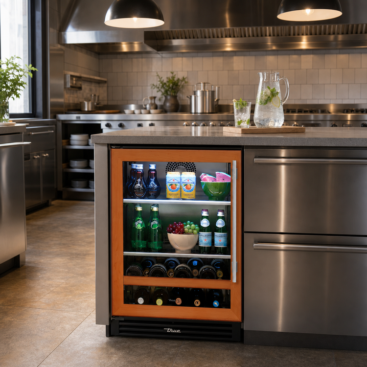 Product image #2 for True Residential 24-Inch Undercounter Beverage Center with Low-E Glass Door