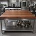 Thumbnail image #2 for John Boos Boos Block American Black Walnut Kitchen Countertop with Varnique Finish, 96 x 48 x 3 Inch