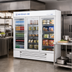 Thumbnail image #3 for Beverage Air MarketMax Dual-Temp 3-Section Reach-In Glass Door Merchandiser Refrigerator/Freezer