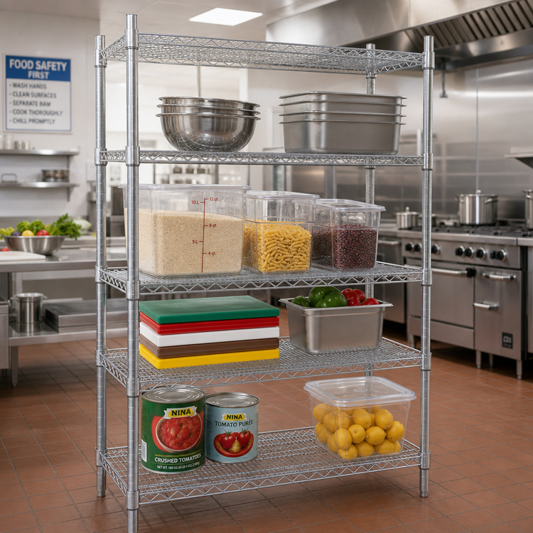 Product image #2 for Advance Tabco Special Value Series Heavy Duty Chrome Plated Wire Shelf, 30 x 21 Inches
