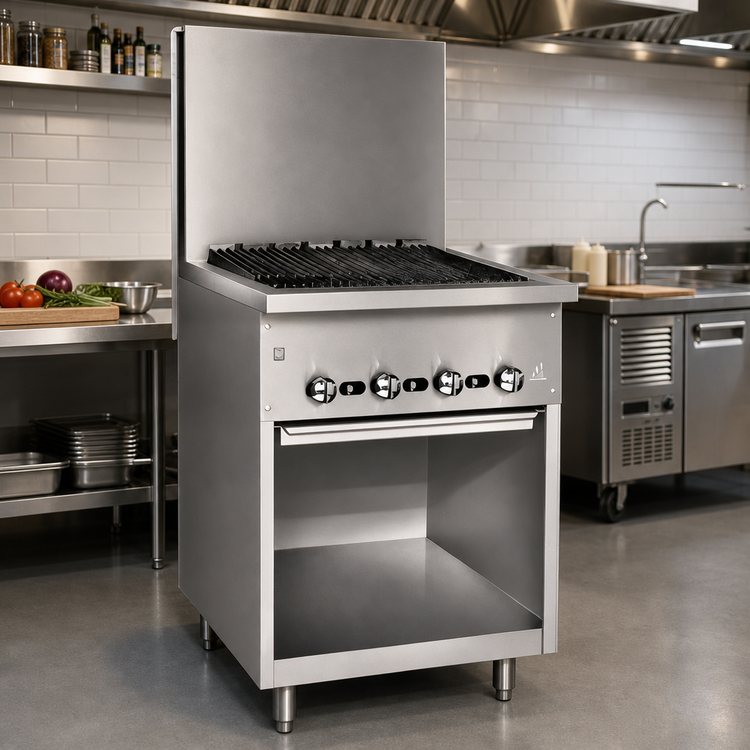 Product image #2 for Bistro 48-Inch Gas Charbroiler with Cabinet Base
