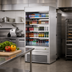 Thumbnail image #2 for Turbo Air 36-Inch Vertical Air Curtain Open Display Merchandiser, 16.5 Cu. Ft., Stainless Steel
